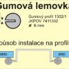 Gumová lemovka