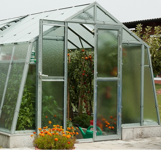 Predĺženie dverí skleníka o 20 cm